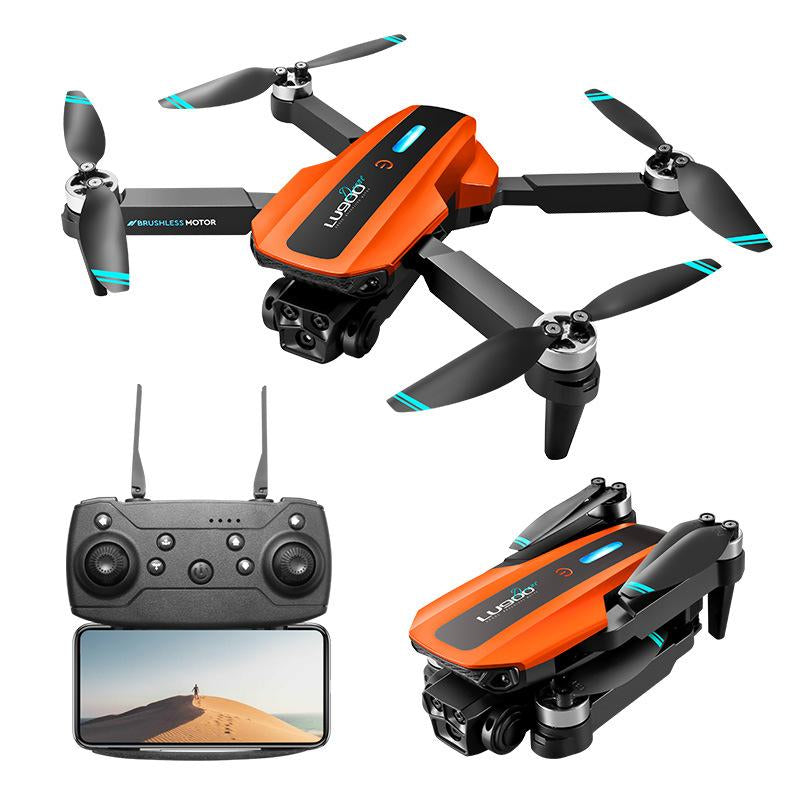 YCMDCGIE LU900 Foldable Drone with Dual HD Cameras, Gesture Control, and WiFi FPV Live Video - Perfect for Vlogging and Ideal Gift for Kids!