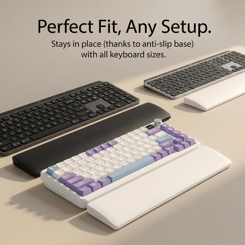 Elevate Your Gaming Experience with the Ergonomic 81 Keys Memory Foam Wrist Rest Pad - Ultimate Comfort and Support for Long Hours of Play