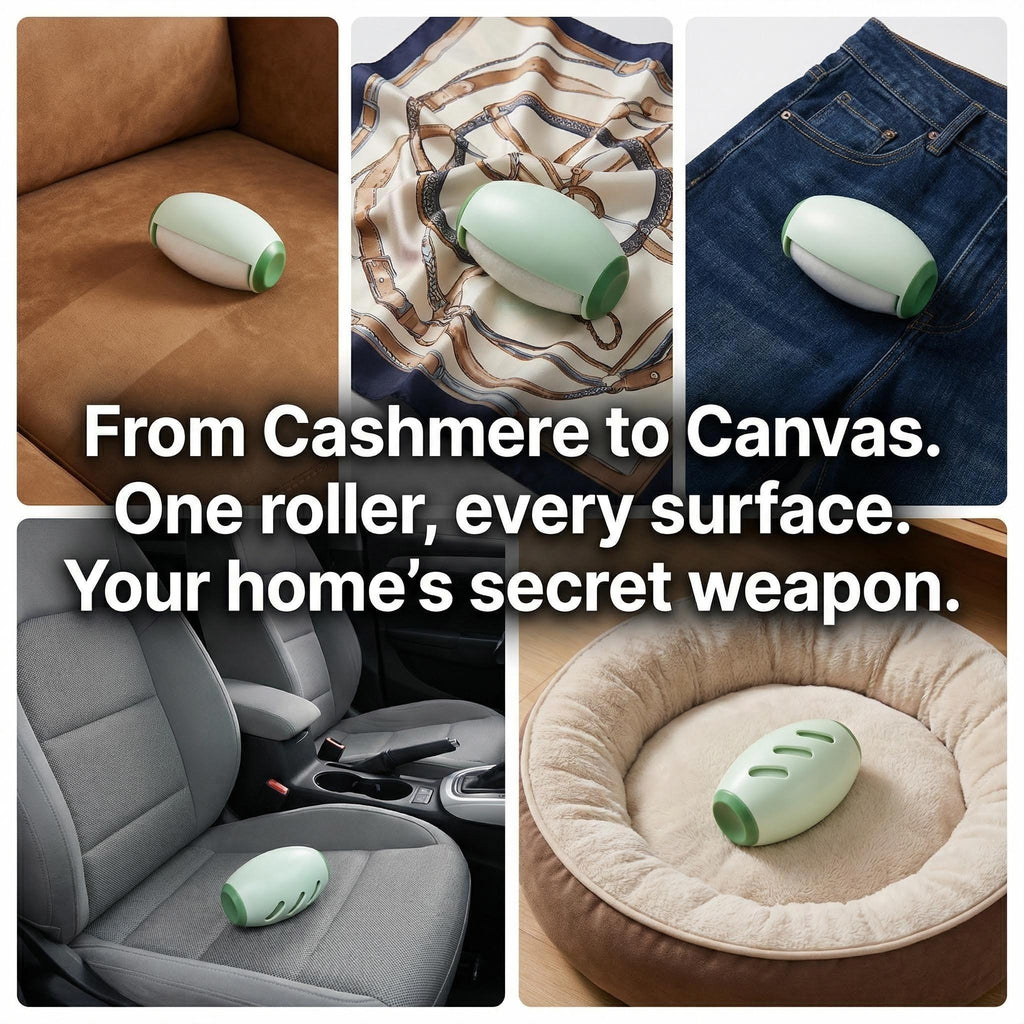 Rodillo Quitapelusas Reutilizable de Silicona - Perfecto para Mascotas y Viajes, Mantén tu Ropa Impecable y Libre de Pelusas