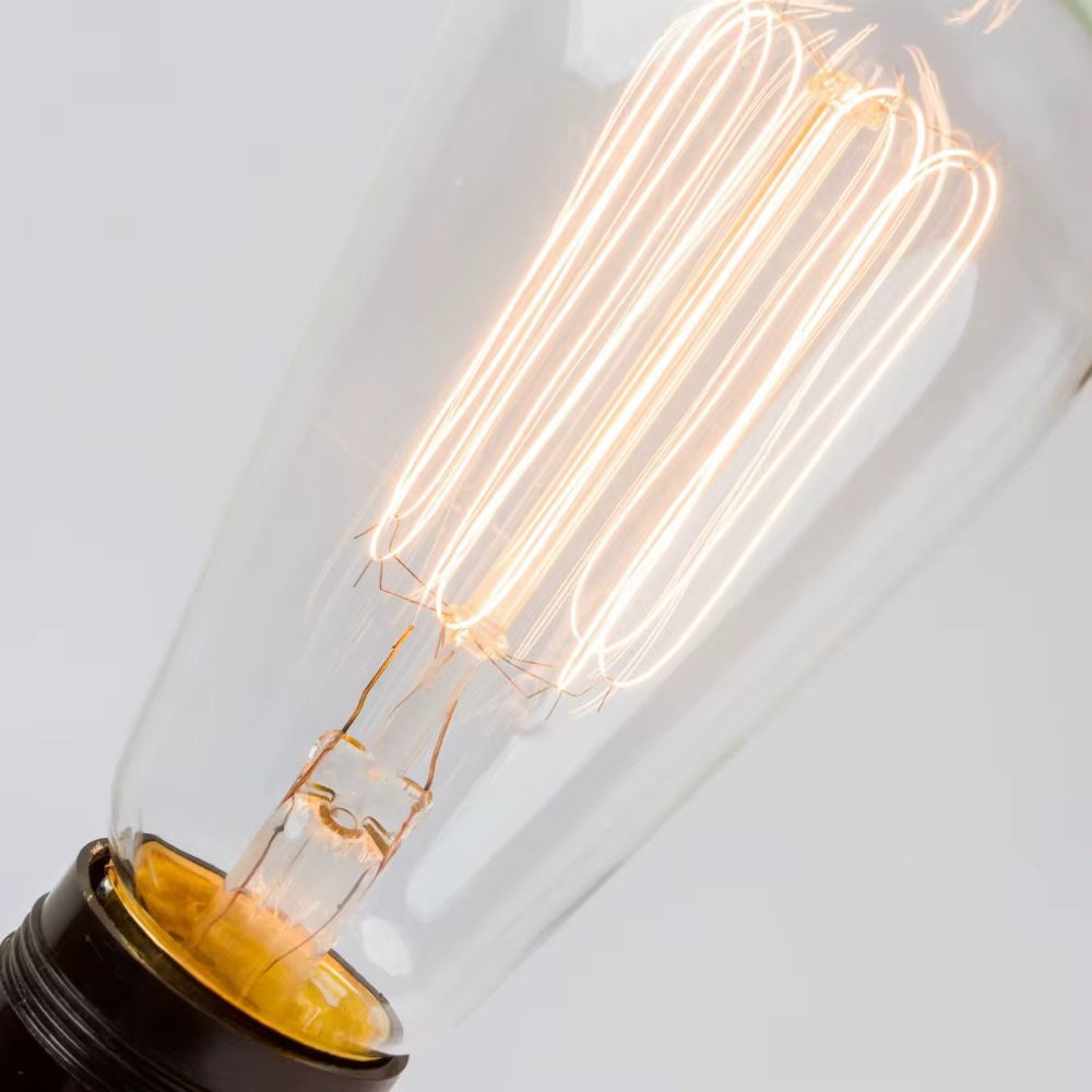 Illuminate Your Space with the Vintage Charm of Edison Bulb E27 220V 40W - ST64 A19 T45 G80 G95 G125 Incandescent Filament Lighting