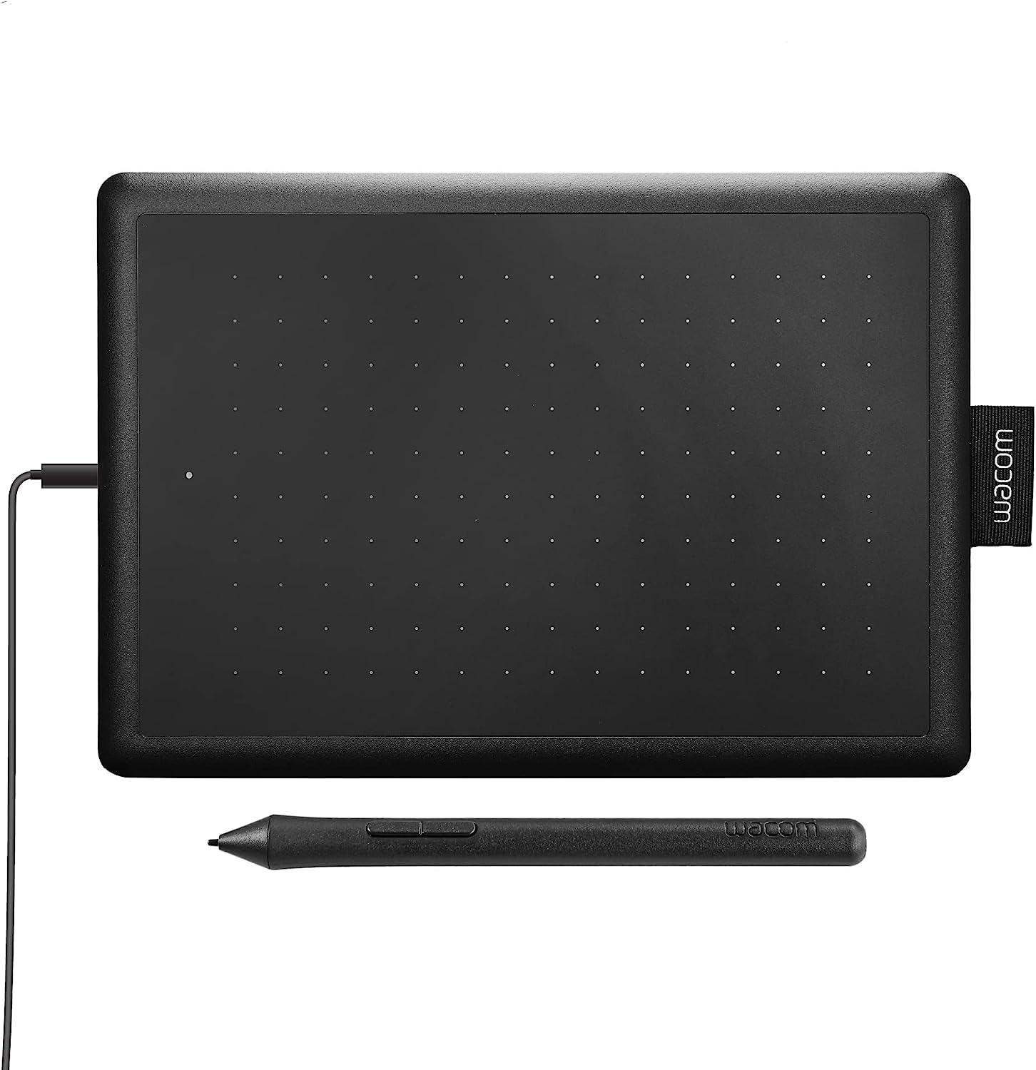 Transform Your Creativity with the One by Wacom Small Graphics Drawing Tablet - Portable 8.3 x 5.7 Inches, Ergonomic 2048 Pressure Sensitive Pen, Compatible with Chromebook, Mac, and Windows