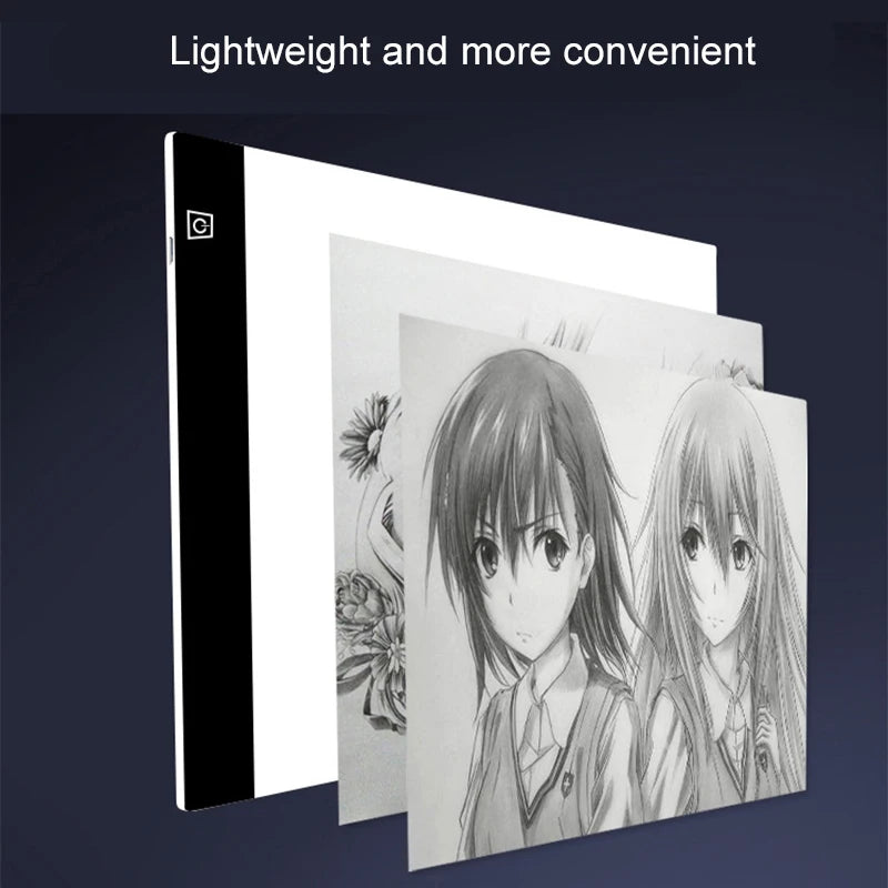 Dimmable LED Drawing Pad - Adjustable Light Animation Table for Kids - Perfect Educational Gift!