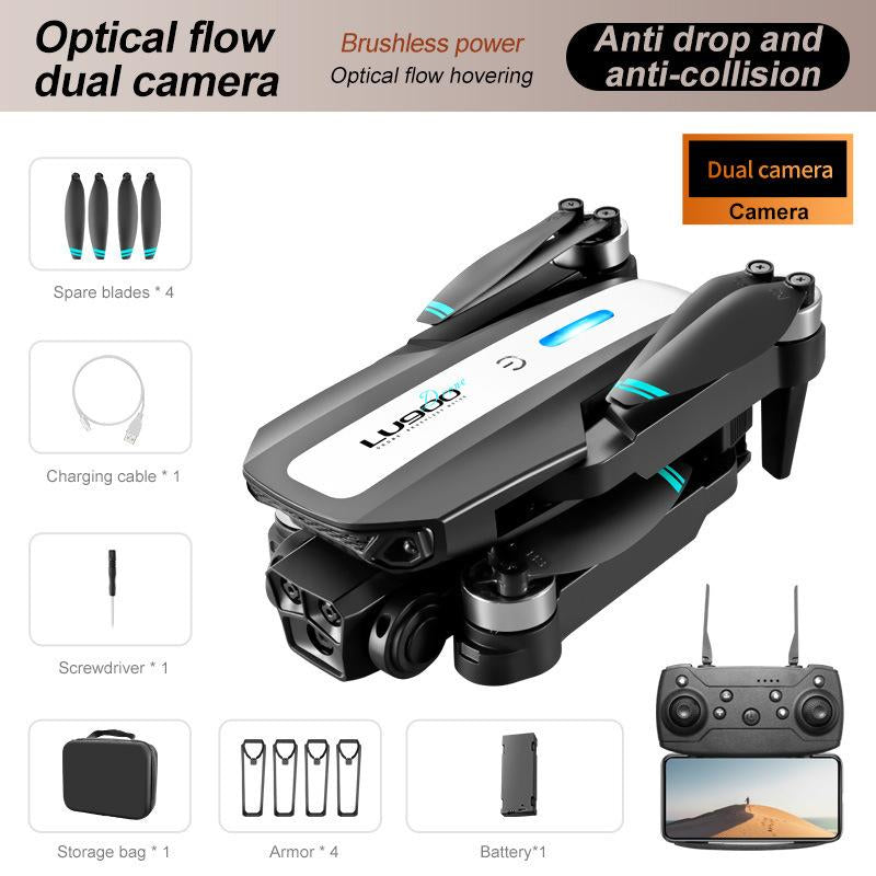 YCMDCGIE LU900 Foldable Drone with Dual HD Cameras, Gesture Control, and WiFi FPV Live Video - Perfect for Vlogging and Ideal Gift for Kids!