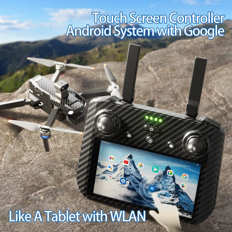 Bingchat AE Pro+ Carbon Fiber Drone - Capture Stunning 4K HD Footage with 3-Axis Gimbal, Obstacle Avoidance, 82-Minute Flight Time & 5 Miles Range!