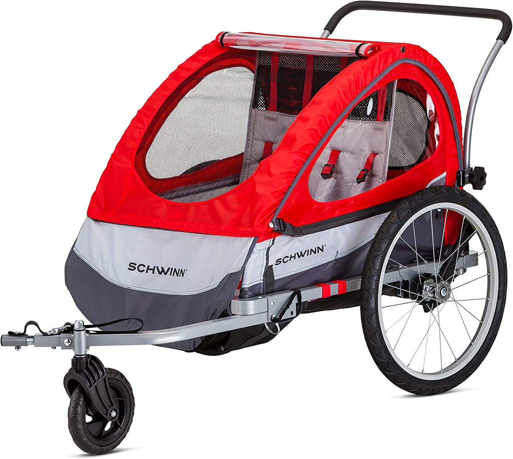 Adventure Awaits with the Trailblazer Plus Kids Bike Trailer - Versatile, Safe, and Stylish for Family Rides