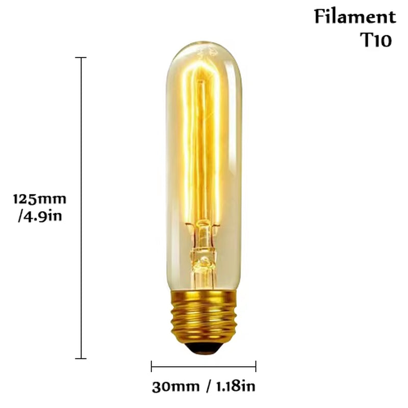 Illuminate Your Space with the Vintage Charm of Edison Bulb E27 220V 40W - ST64 A19 T45 G80 G95 G125 Incandescent Filament Lighting