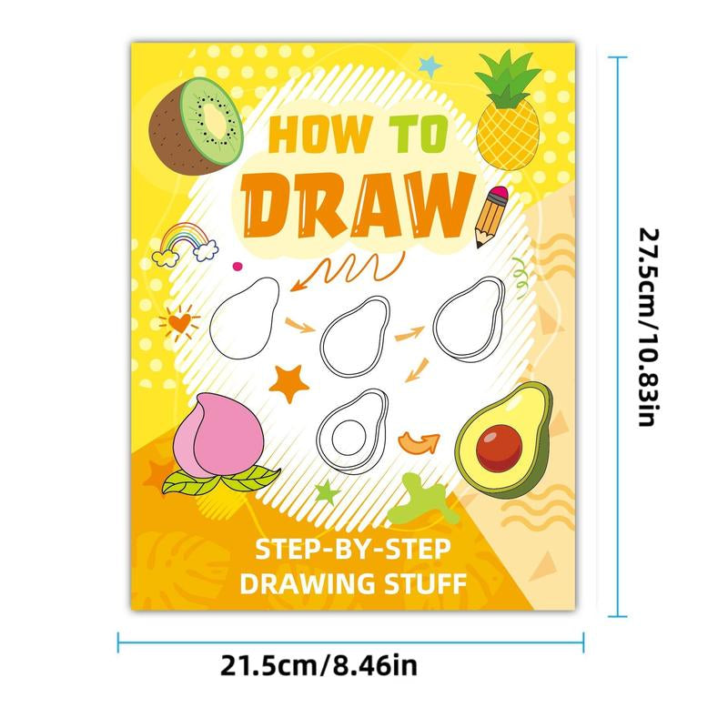 Unleash Your Creativity: 300 Adorable Animal Food & Fun Patterns for Stress Relief and Imagination Boosting - Perfect DIY Drawing Gift for Adults and Students!