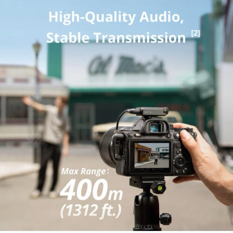 DJI Mic Mini: Compact 2-Person Wireless Microphone System for Camera & Smartphone with Charging Dock - 2.4 GHz